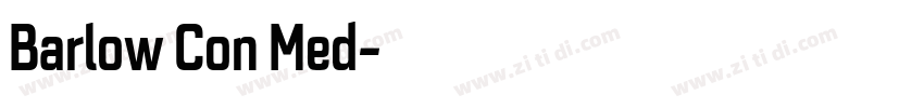 Barlow Con Med字体转换
